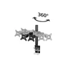 Kép 8/10 - Hama 95830 10"-26" DUAL VESA 100x100 dönthető, karos asztali konzol