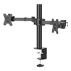 Kép 14/15 - Hama 118494 Full Motion 13"-35" dupla VESA 100x100 asztali monitor tartó konzol