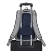 Kép 8/10 - RivaCase 7760 Suzuka Laptop Backpack 15,6" Grey
