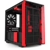 Kép 6/15 - NZXT H210 Fekete-Piros (Táp nélküli) ablakos mini-ITX ház