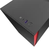 Kép 7/15 - NZXT H210 Fekete-Piros (Táp nélküli) ablakos mini-ITX ház