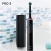 Kép 2/5 - Oral-B Pro 3 3500 fekete elektromos fogkefe + utazótok