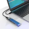 Kép 3/5 - Orico Külső M.2 ház - TCM2-C3-BL/17/ (USB-C 3.1 -> M.2 NVMe, Max.: 2TB, 10 Gbps, kék)