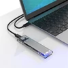 Kép 5/10 - Orico Külső M.2 ház - TCM2-C3-SV/57/ (USB-C 3.1-> M.2 NVMe, Max.: 2TB, 10 Gbps, szürke)