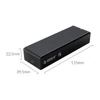Kép 6/6 - Orico Külső M.2 ház - M2PVC3-G20-BK/49/ (USB-C 3.2 Gen2x2 -> M.2 NVMe, Max.: 2TB, 20 Gbps)