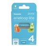 Kép 1/4 - Panasonic Eneloop BK-4LCCE/4BE AAA 550mAh mikro ceruza akku 4db/csomag