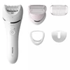 Kép 1/6 - Philips BRE710/00 Series 8000 Satinelle Advanced száraz-nedves fehér epilátor