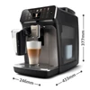 Kép 4/4 - Philips Series 5500 LatteGo EP5549/70 fekete tejhabosítóval automata kávéfőző