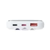Power bank, beépített kábellel, 10.000mAh, RIVACASE 