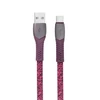 Kép 1/3 - Usb kábel, USB - USB-C, 1,2 m, RIVACASE "PS6102", piros