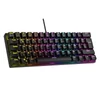 Kép 2/14 - Rampage Billentyűzet - PLOWER K60 Black US (Vezetékes, Mechanikus, Blue switch, angol, fekete, RGB LED)