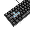 Kép 6/14 - Rampage Billentyűzet - PLOWER K60 Black US (Vezetékes, Mechanikus, Blue switch, angol, fekete, RGB LED)