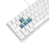 Kép 6/14 - Rampage Billentyűzet - PLOWER K60 White US (Vezetékes, Mechanikus, Blue switch, angol, fehér, RGB LED)