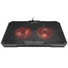 Kép 2/14 - Rampage Notebook Hűtőpad 17"-ig - AD-RC12 GAMEZONE (2*12cm venti, 100rpm, RGB LED) Fekete