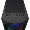 Kép 3/5 - Everest Számítógépház - BUMPY (fekete; plexi; ATX; alsó táp; 1x120mm; 1xUSB3.0 + 2xUSB2.0, I/O; porszűrő)