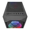 Kép 5/6 - Everest Számítógépház - FLAT MESH (fekete; plexi; ATX; alsó táp; 4x120mm; 1xUSB3.0 + 2xUSB2.0, I/O; porszűrő)