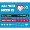 Kép 3/10 - Rapoo "M500" Bluetooth vezeték nélküli piros egér
