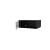 Kép 2/3 - S-Link Rackszekrény - 4U 19" fali kivitel (530x400mm, Flatpack, fekete)