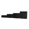 Kép 3/3 - S-Link Rackszekrény - 4U 19" fali kivitel (530x400mm, Flatpack, fekete)