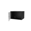 Kép 2/4 - S-Link Rackszekrény - 7U 19" fali kivitel (530x400mm, Flatpack, szürke)