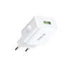 S-Link Telefon töltő - AND-EC14B (1db USB, 5V/1.3A, 5W, Lightning-USB 100cm adat+töltőkábel, fehér)