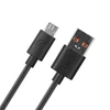 Kép 2/3 - S-Link kábel - AND-KC19S (2.4A, Micro USB, 100cm adat+töltőkábel, fekete)