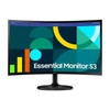 Kép 11/17 - Samsung 24" LS24D360GAUXEN Essential S3 S36C FHD VA VGA/HDMI ívelt monitor