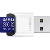 Kép 2/6 - Samsung MicroSD kártya - 256GB MB-MD256SB/WW (PRO PLUS kártyaolvasóval, R180/W130, 256GB)