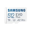 Kép 1/6 - Samsung 512GB SD micro EVO Plus (SDXC Class10 UHS-I) (MB-MC512SA/EU) memóriakártya adapterrel