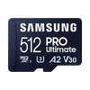 Kép 4/4 - Samsung MicroSD kártya - 512GB MB-MY512SA/WW (PRO Ultimate, Class10, R200/W130, adapter, 512GB)
