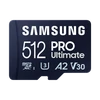 Kép 4/5 - Samsung MicroSD kártya - 512GB MB-MY512SB/WW (PRO Ultimate kártyaolvasóval, Class10, R200/W130, 512GB)