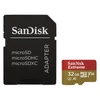 Kép 1/4 - SanDisk 32GB SD micro (SDHC Class 10 UHS-I V30) Extreme Pro memória kártya adapterrel