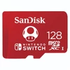 Kép 1/5 - Sandisk 128GB SD micro (SDXC Class 10 UHS-I U3) Nintendo Switch memória kártya