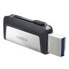 Kép 3/8 - Sandisk 128GB USB3.0/Type-C Dual Drive Fekete-Ezüst (173339) pendrive