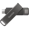 Kép 2/11 - Sandisk 256GB USB C/Apple Lightning iXPAND LUXE Fekete (186554) pendrive