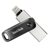 Kép 1/8 - Sandisk 64GB USB3.0/Apple Lightning iXPAND GO Fekete-Ezüst (186489) pendrive