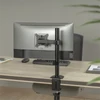 Kép 6/8 - Sbox LCD-351/1-2 17"-32" dönthető, forgatható asztali monitor tartó konzol