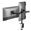 Kép 4/10 - Sbox LCD-352/2-2 17"-32" dönthető, forgatható asztali dual monitor tartó konzol