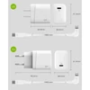 Kép 1/2 - Silicon Power Charger QM10 Quick Charge 18W USB Type-C + cable USB-Lightning White