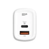 Kép 1/4 - Silicon Power Telefon töltő - QM25, 1db Type-C + 1db USB-A QC3.0 (30W töltő, EU verzió)