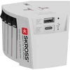 Kép 1/4 - Skross MUVUSB-A-C USB/Type-C töltő bemenettel világutazó adapter