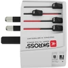 Kép 3/4 - Skross MUVUSB-A-C USB/Type-C töltő bemenettel világutazó adapter