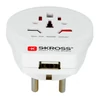 Kép 2/3 - SKROSS 1.500266 World to Europe USB - csatlakozó átalakító európába utazóknak + USB