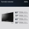 Kép 24/25 - Sony 83" XR83A80LPAEP 4K UHD Smart OLED TV