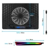 Kép 9/16 - Spirit of Gamer AIRBLADE 800 17"-ig notebook hűtőpad