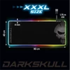 Spirit of Gamer Egérpad - Darkskull RGB Mouse Pad XXXL (RGB háttérvilágítás, USB Hub, 900 x 400 x 4mm; fekete)