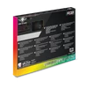 Kép 9/19 - Spirit of Gamer Medium fekete RGB LED világító gamer egérpad