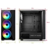 Kép 16/22 - Spirit of Gamer GHOST III RGB fekete ablakos táp nélküli ATX ház