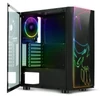 Kép 11/22 - Spirit of Gamer GHOST ONE RGB fekete ablakos táp nélküli mATX ház