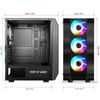 Spirit of Gamer Rogue VI RGB fekete ablakos táp nélküli ATX ház